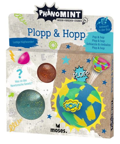 PhänoMINT Plopp & Hopp blau oder pink