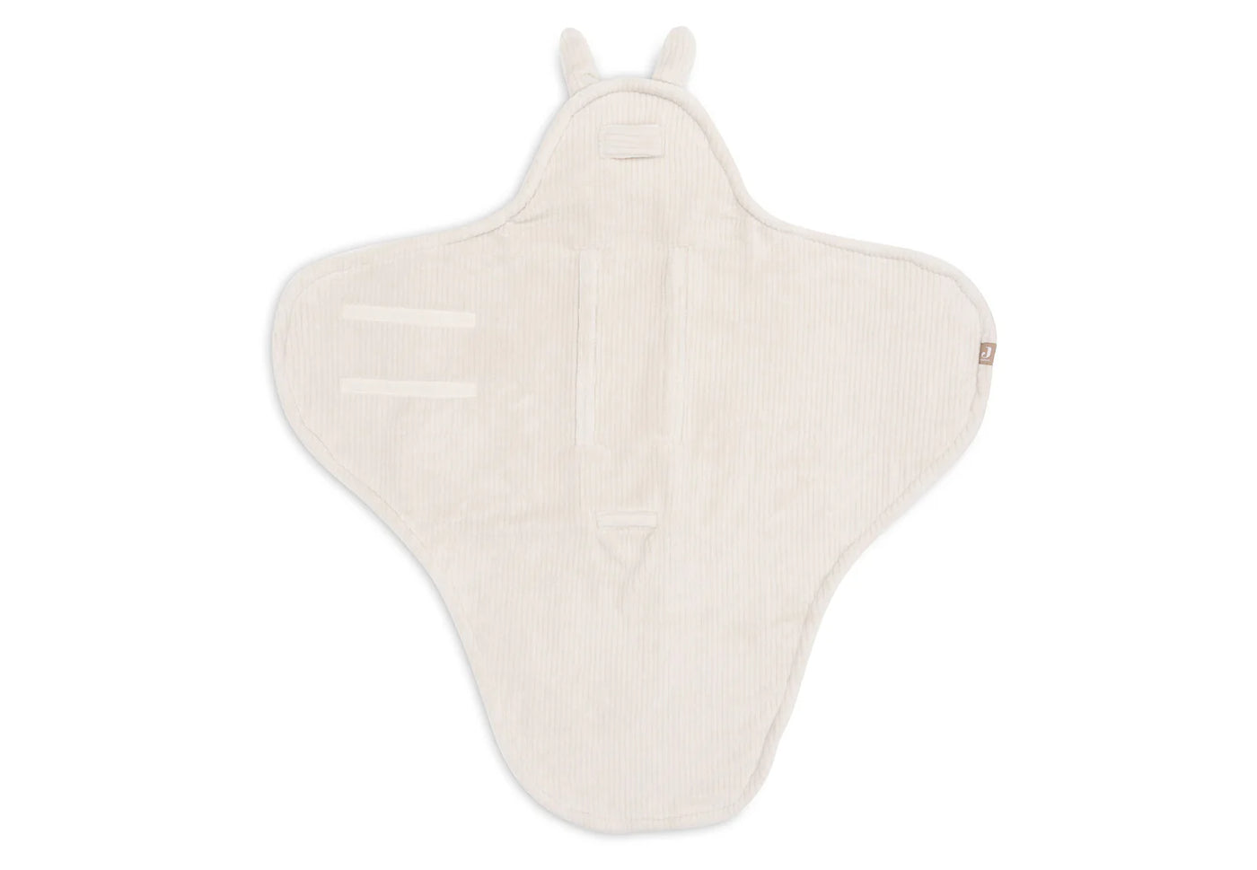 Jollein- Einschlagdecke für Babyschale - Bunny - Cloudy Rib - Oatmeal