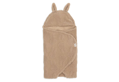 Jollein- Einschlagdecke für Babyschale- Miffy Jacquard
