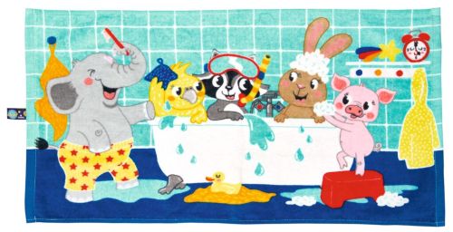 Kleine Kuschelhelden Zauberhandtuch (Himmel oder Badezimmer)