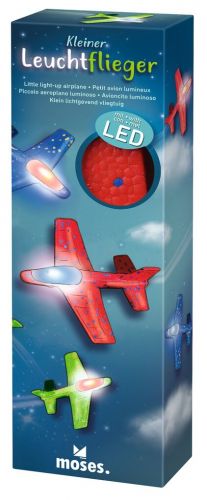 Kleine Leuchtflieger mit LED (rot,blau oder grün)