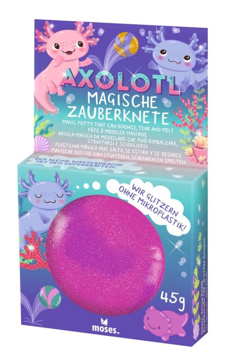 Magische Axolotl-Zauberknete