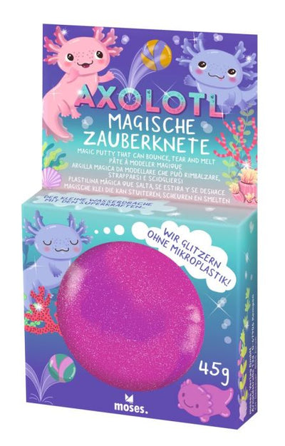 Magische Axolotl-Zauberknete