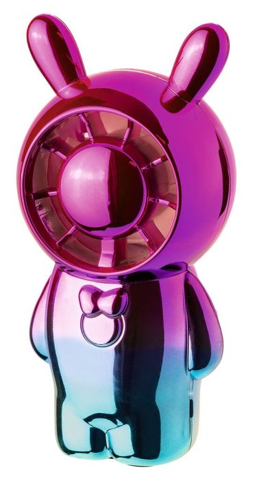 USB-Ventilator Metallic-Bunny pink oder violett