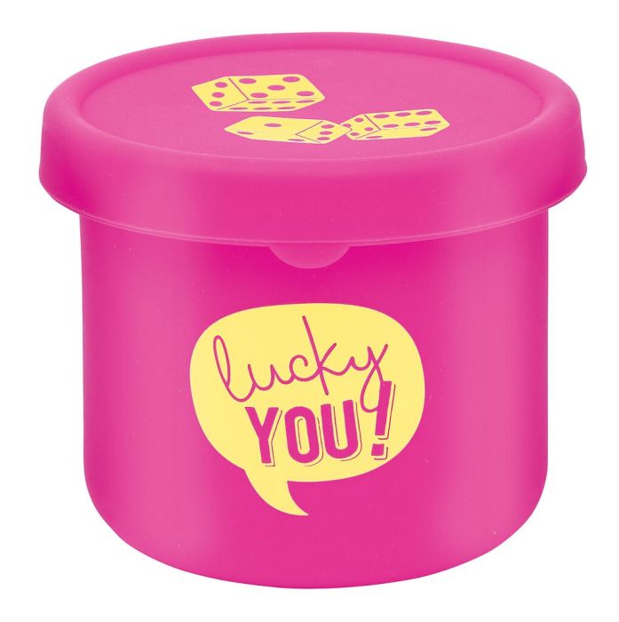 Familien-Würfelbecher pink