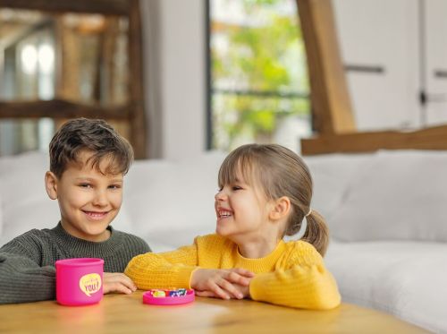 Familien-Würfelbecher pink