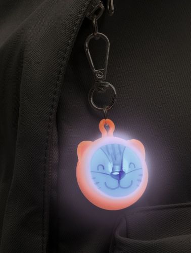 Aufladbares Anhänger-Tierchen ( blau, pink, orange, grün)