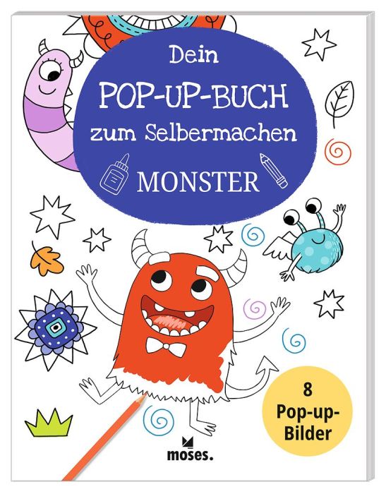 Dein Pop-Up Bastelbuch Monster