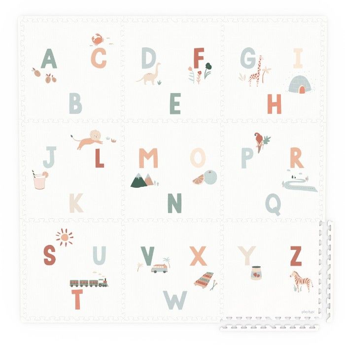 EEVAA puzzle mat-Alphabet (180 x 180 cm - 9 tiles)-180 x 180 cm