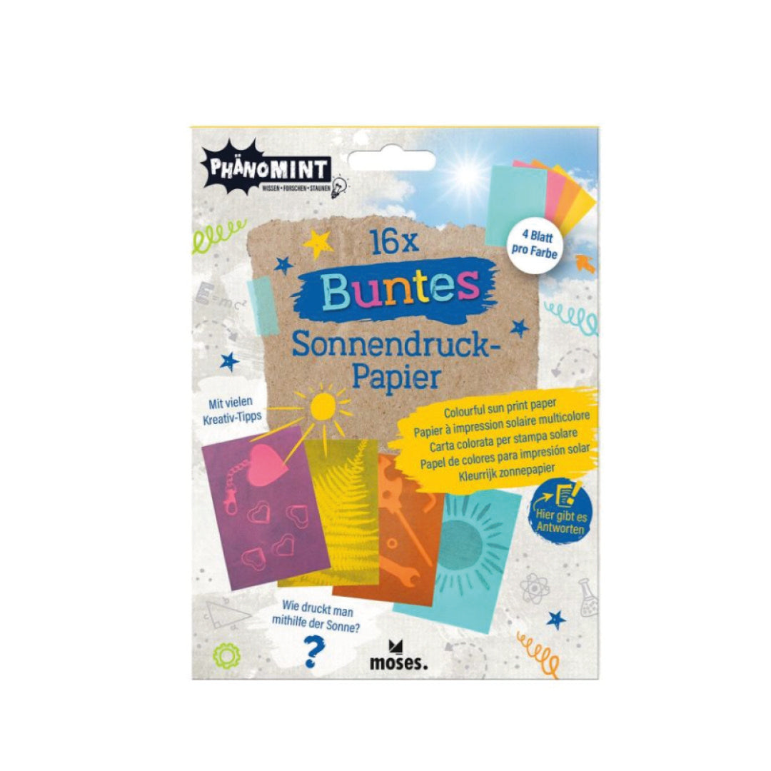 Buntes Sonnendruck Papier - Phänomint