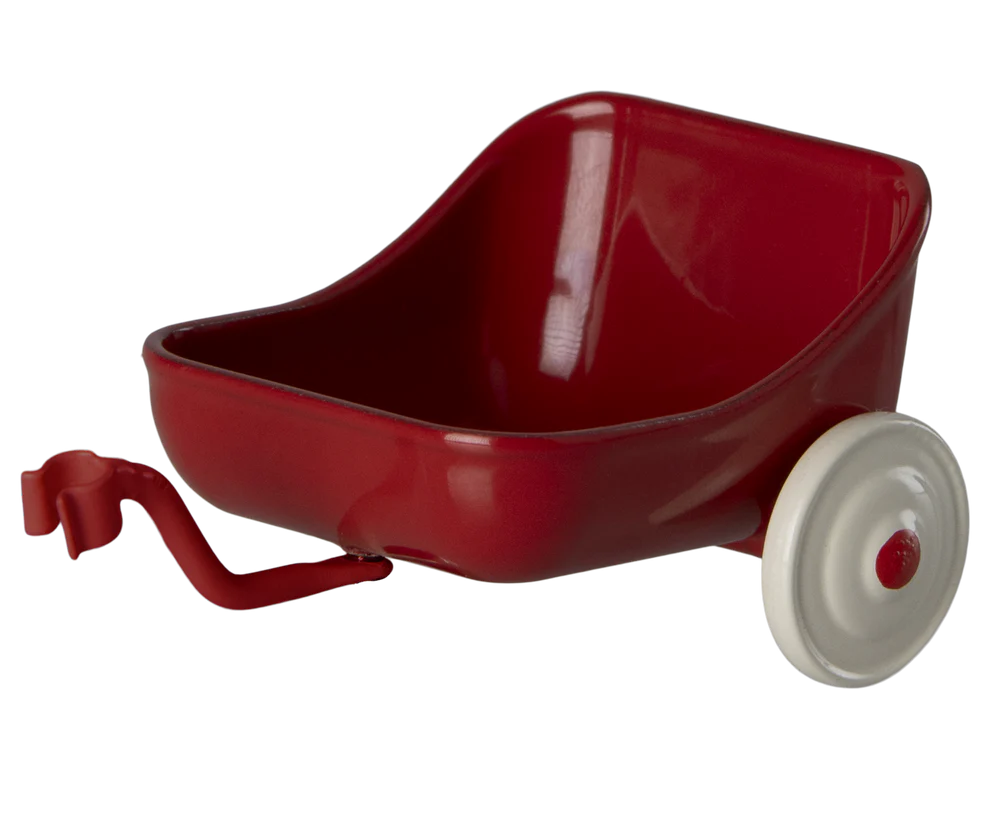 Maileg - Dreirad Anhänger, Maus -Rot