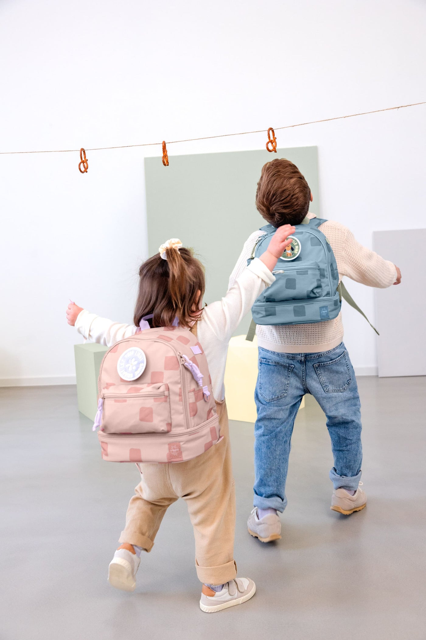 Lässig- Kindergartenrucksack Mini - Pattern Party, Rosa