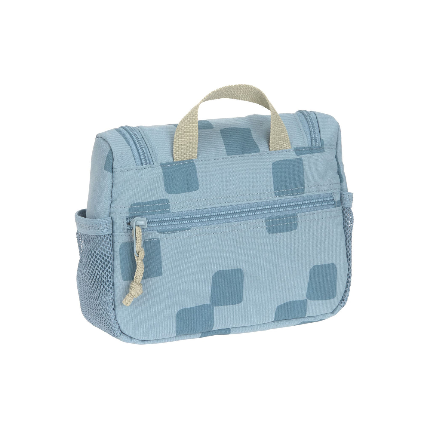 Lässig- Kulturbeutel Kinder - Pattern Party, Blau
