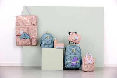 Lässig- Kindergartenrucksack Mini - Pattern Party, Blau