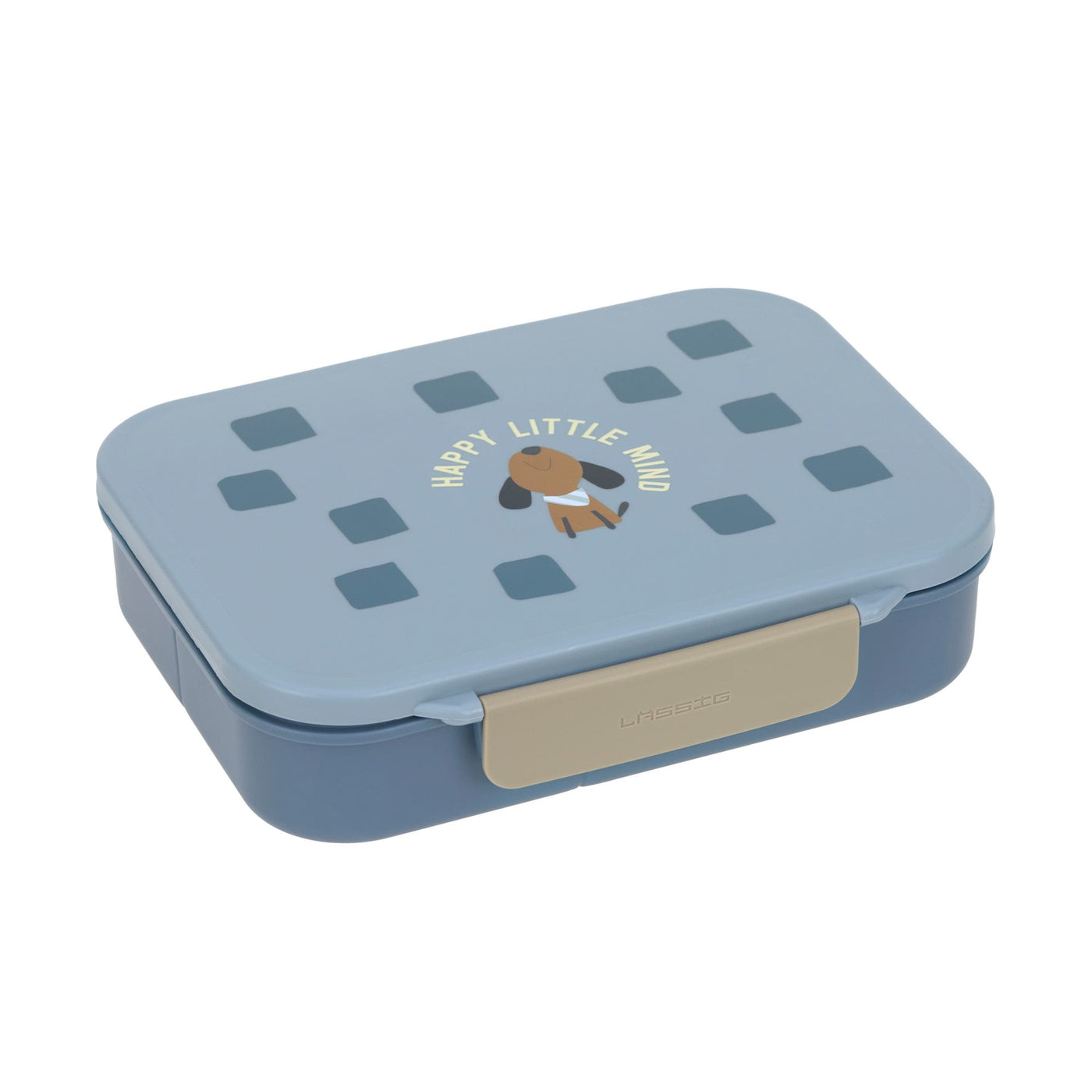 Lässig-Brotdose Kinder - Bento Lunchbox, Pattern Party Blau