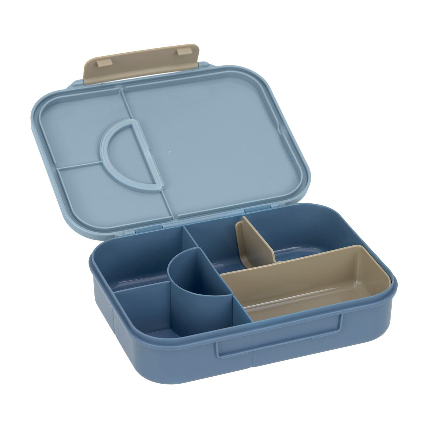 Lässig-Brotdose Kinder - Bento Lunchbox, Pattern Party Blau