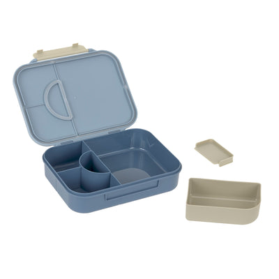 Lässig-Brotdose Kinder - Bento Lunchbox, Pattern Party Blau