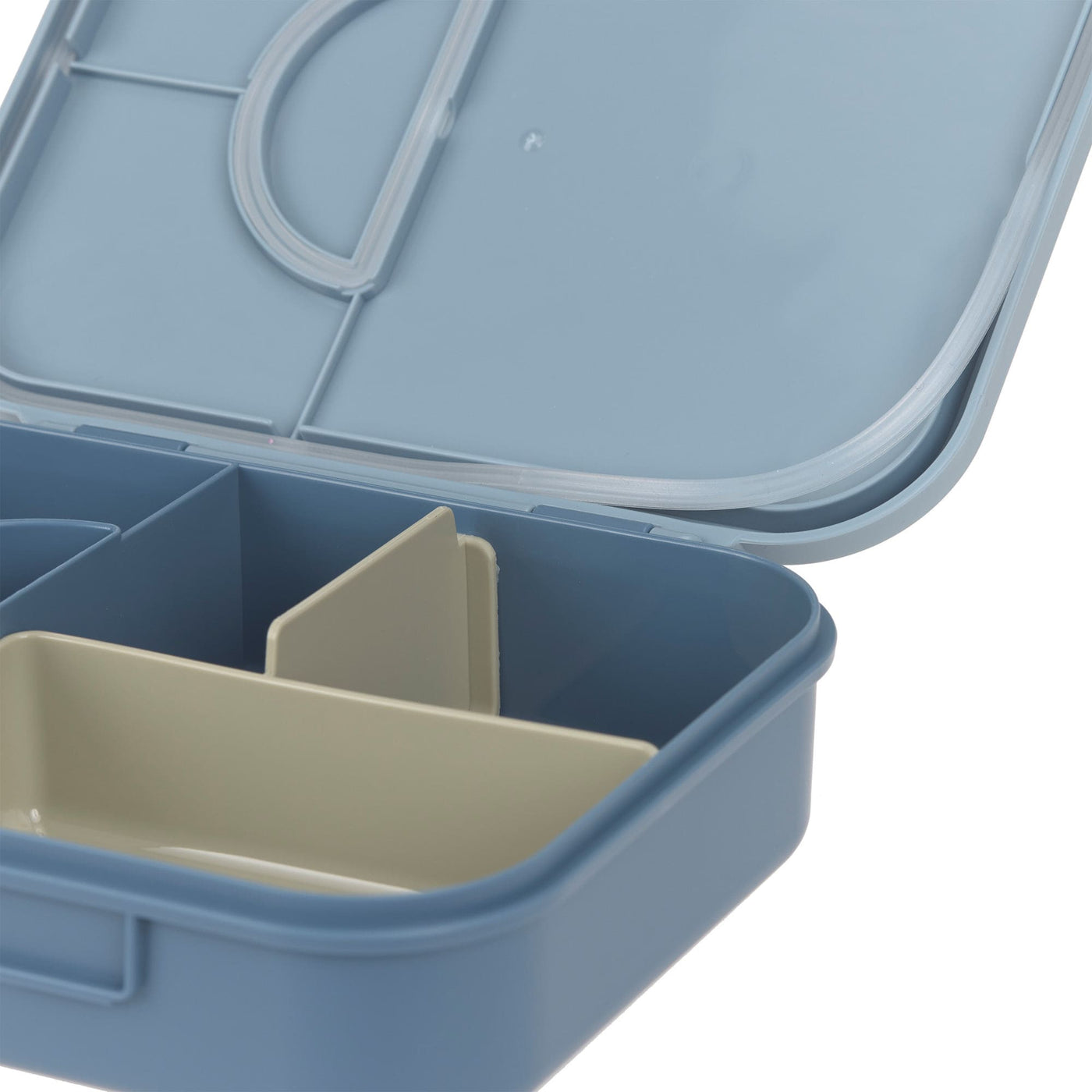 Lässig-Brotdose Kinder - Bento Lunchbox, Pattern Party Blau
