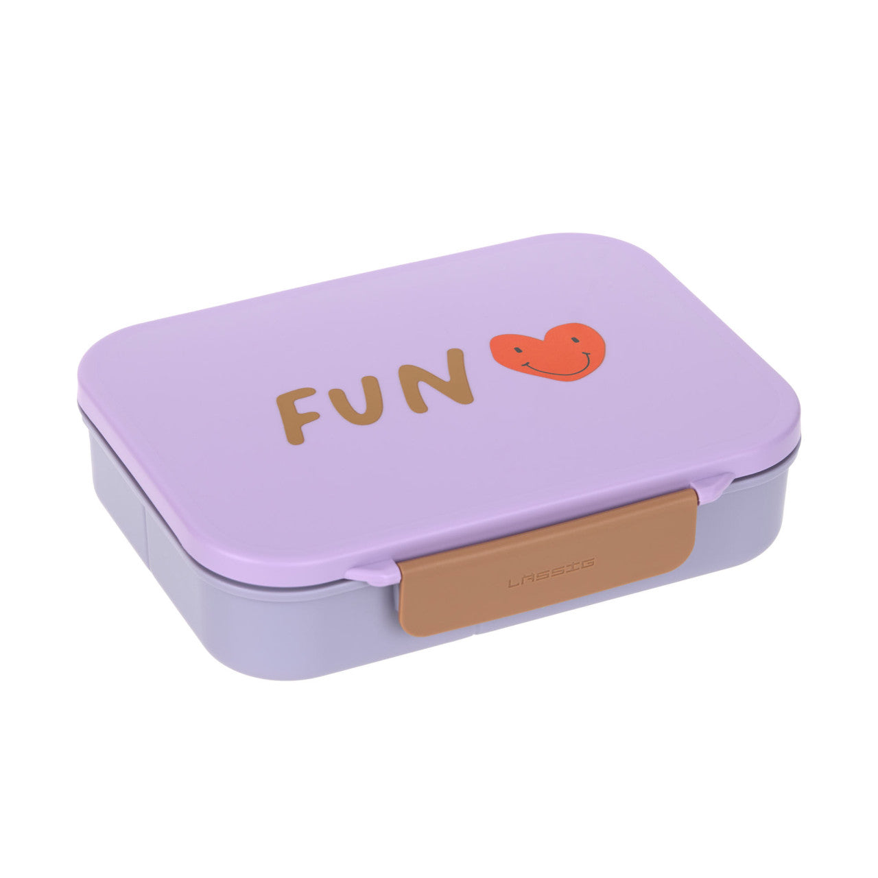 Lässig-Bento-Lunchbox Little Gang Heart lilac