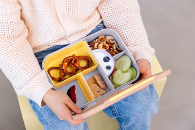 Lässig-Brotdose Kinder - Bento Lunchbox Pattern Party Rosa