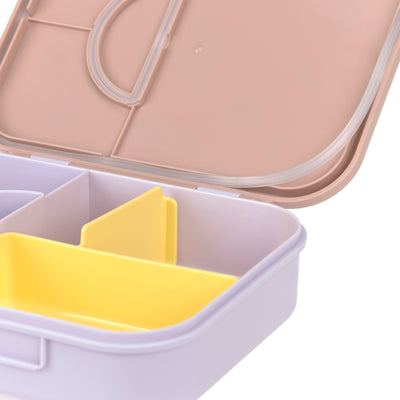 Lässig-Brotdose Kinder - Bento Lunchbox Pattern Party Rosa