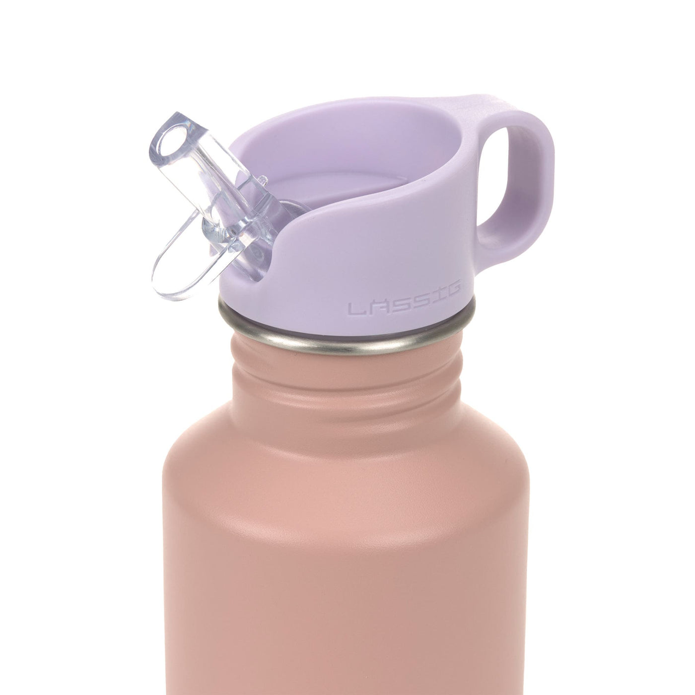 Lässig-Edelstahl Kinder Trinkflasche 500 ml - Pattern Party, Rosa