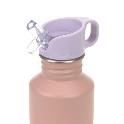 Lässig-Edelstahl Kinder Trinkflasche 500 ml - Pattern Party, Rosa