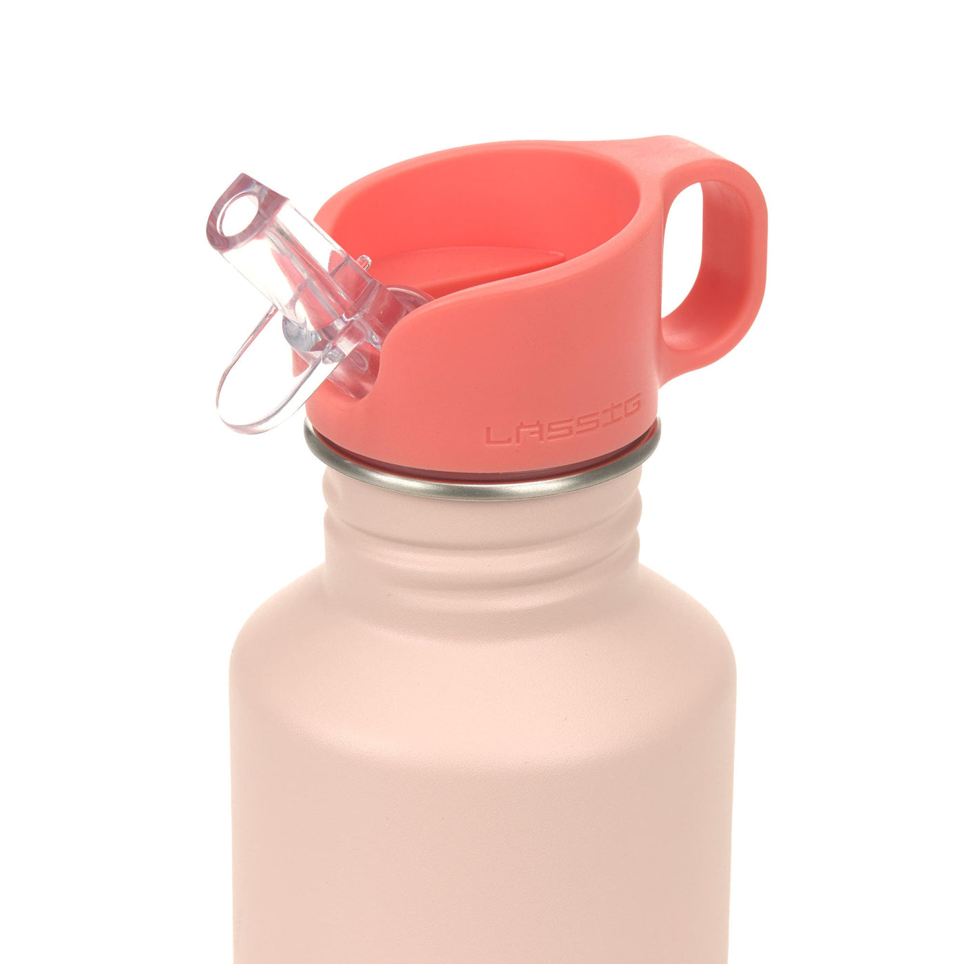 Lässig- Edelstahl Kinder Trinkflasche 500 ml - Sunny Explorer, Rosa