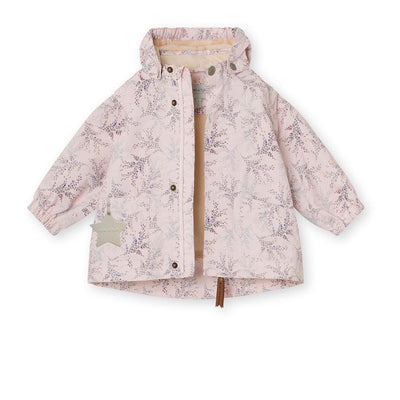 Mini A Ture - Anitha Jacket Fleece, M - PRINT Mauve Chalk