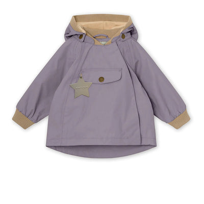 Mini A Ture - Wai fleece lined spring jacket. GRS - Minimal Lilac