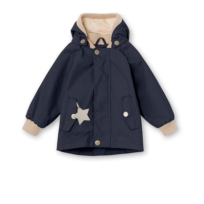 Mini A Ture - Wally fleece lined spring jacket. GRS - Ombre Blue
