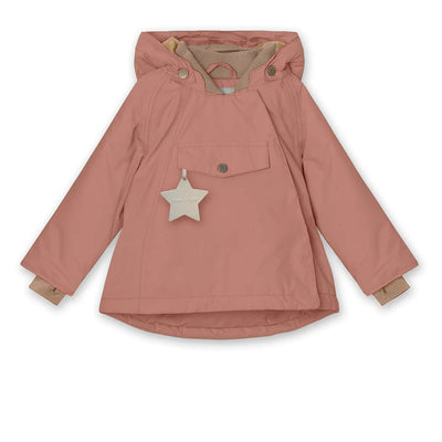 Mini A Ture-Wally fleece lined winter jacket. GRS-Wood Rose