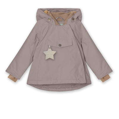 Mini A Ture-Wang fleece lined winter jacket. GRS-Zinc Purple