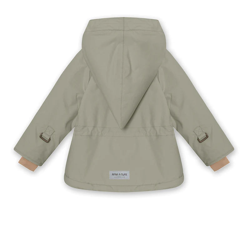 Mini A Ture-Wang fleece lined winter jacket. GRS-Vert