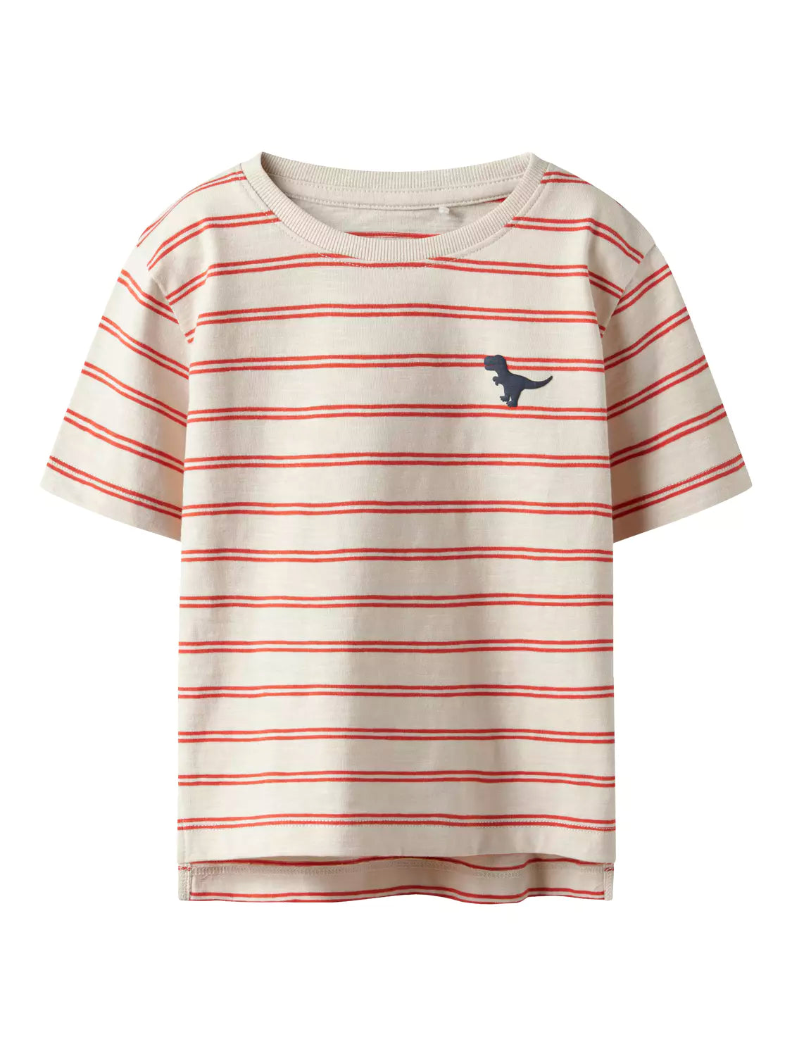 Name it-NMMVOBY SS NREG TOP - Whitecap Gray/Paprika