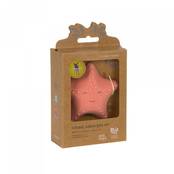 Bath Toy Natural Rubber Starfish