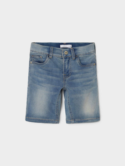 name it - NKMTHEO XSL DNM SW L SHORTS 5799-TH NOOS - Light Blue Denim