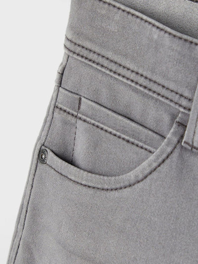 NKMSILAS XSLIM JEANS 2002-TX NOOS - Medium Grey  Denim