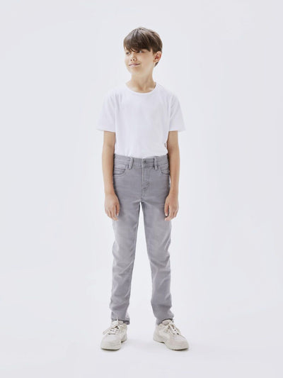 NKMSILAS XSLIM JEANS 2002-TX NOOS - Medium Grey  Denim