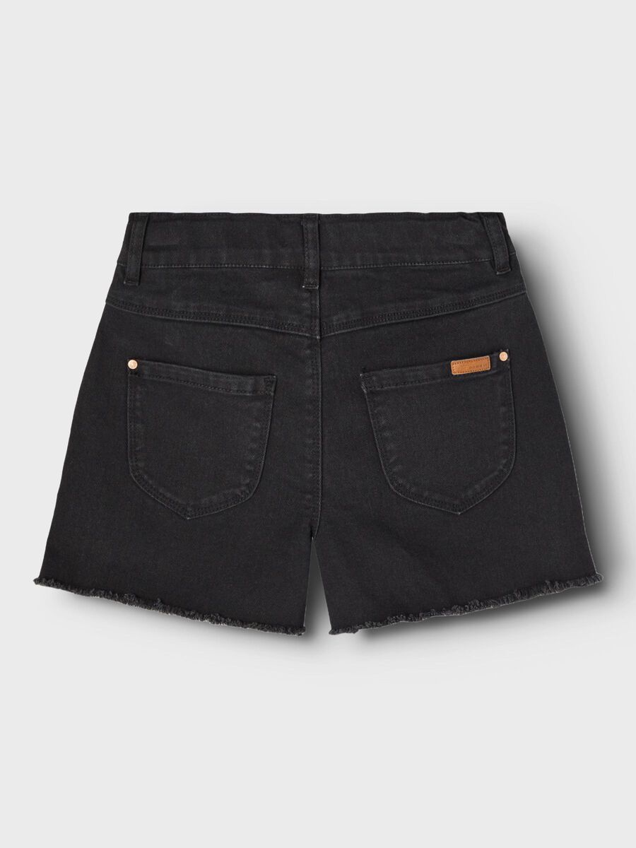 Name it-NKFROSE HW MOM  DNM SHORTS 8222-YA NOOS-Black Denim