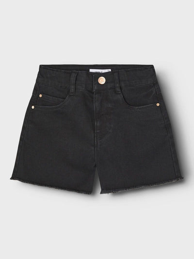 Name it-NKFROSE HW MOM  DNM SHORTS 8222-YA NOOS-Black Denim