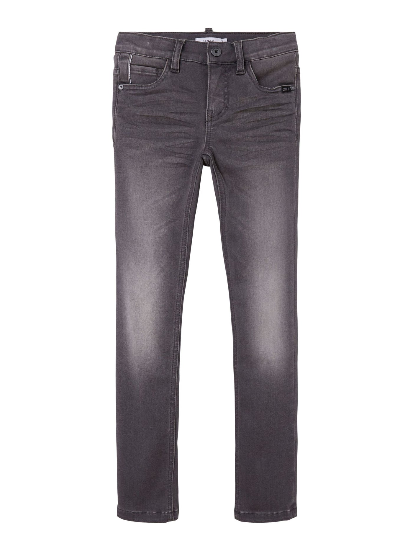 name it - NKMTHEO DNMCLAS PANT NOOS - Dark Grey Denim