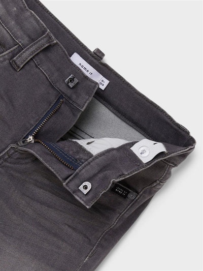 name it - NKMTHEO DNMCLAS PANT NOOS - Dark Grey Denim