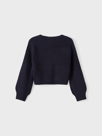NKFVALEA LS SHORT KNIT CARD S