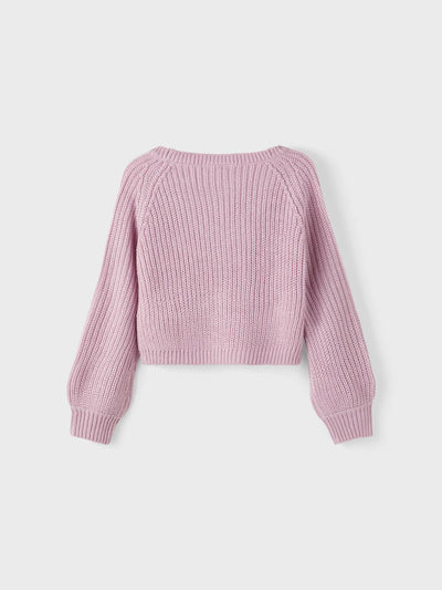 NKFVALEA LS SHORT KNIT CARD S
