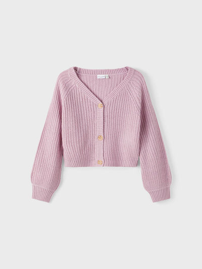 NKFVALEA LS SHORT KNIT CARD S