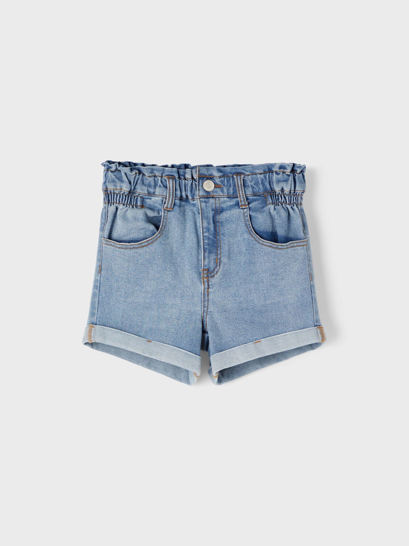 name it - NKFBELLA DNMTAZZA HW SHORTS NOOS - Light Blue Denim