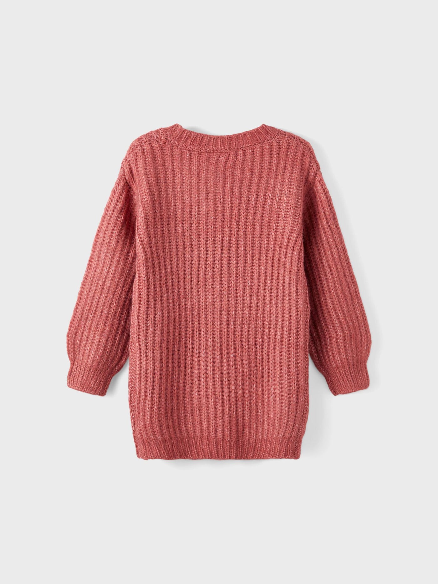 name it - NKFONUNKY LS LONG KNIT CARD - Mauvewood