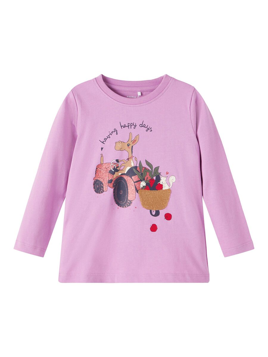 name it - NMFNAFFE LS TOP BOX - Smoky Grape