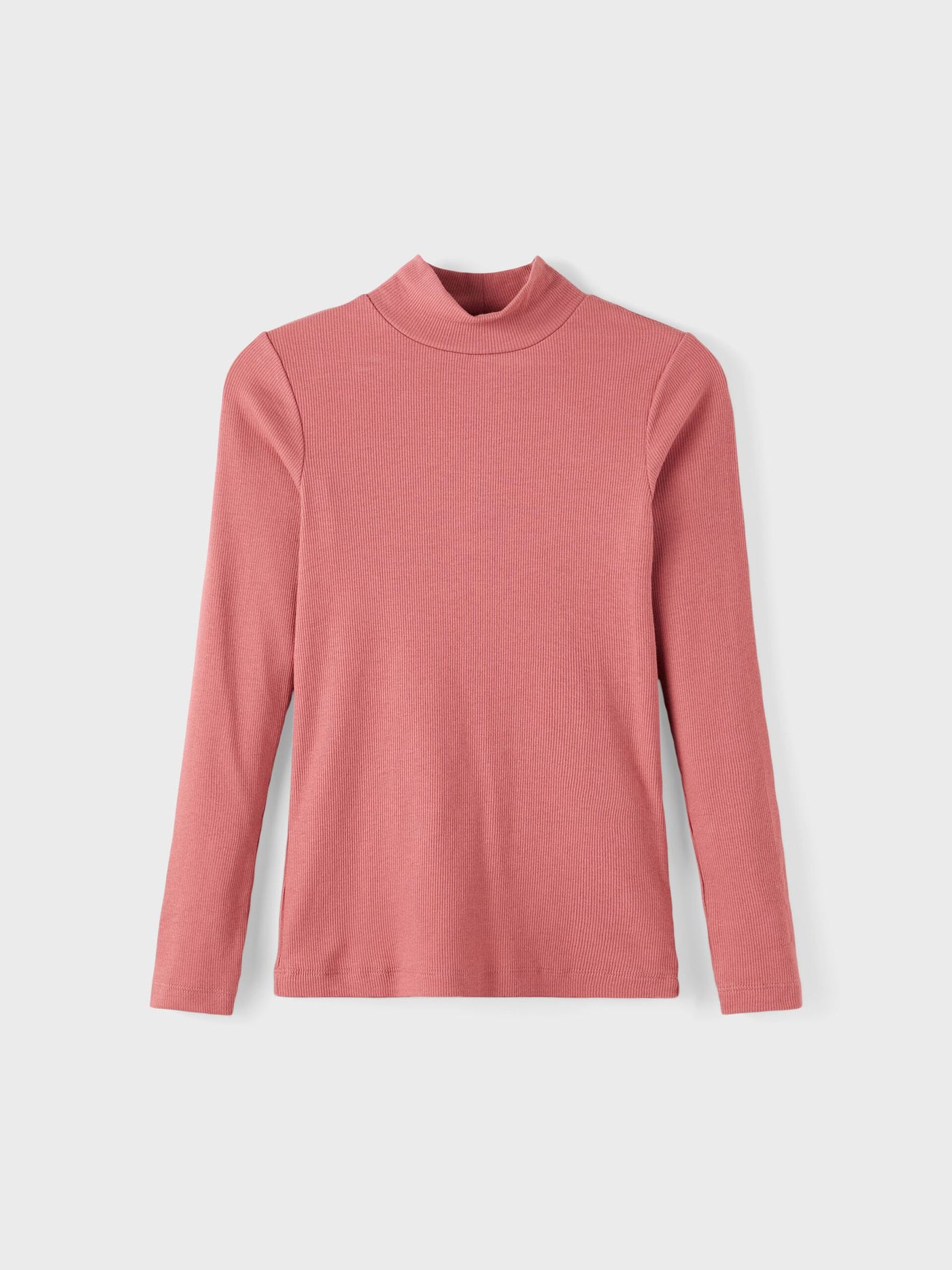 name it - NKFNAKAL LS ROLLNECK TOP NOOS - Mauvewood